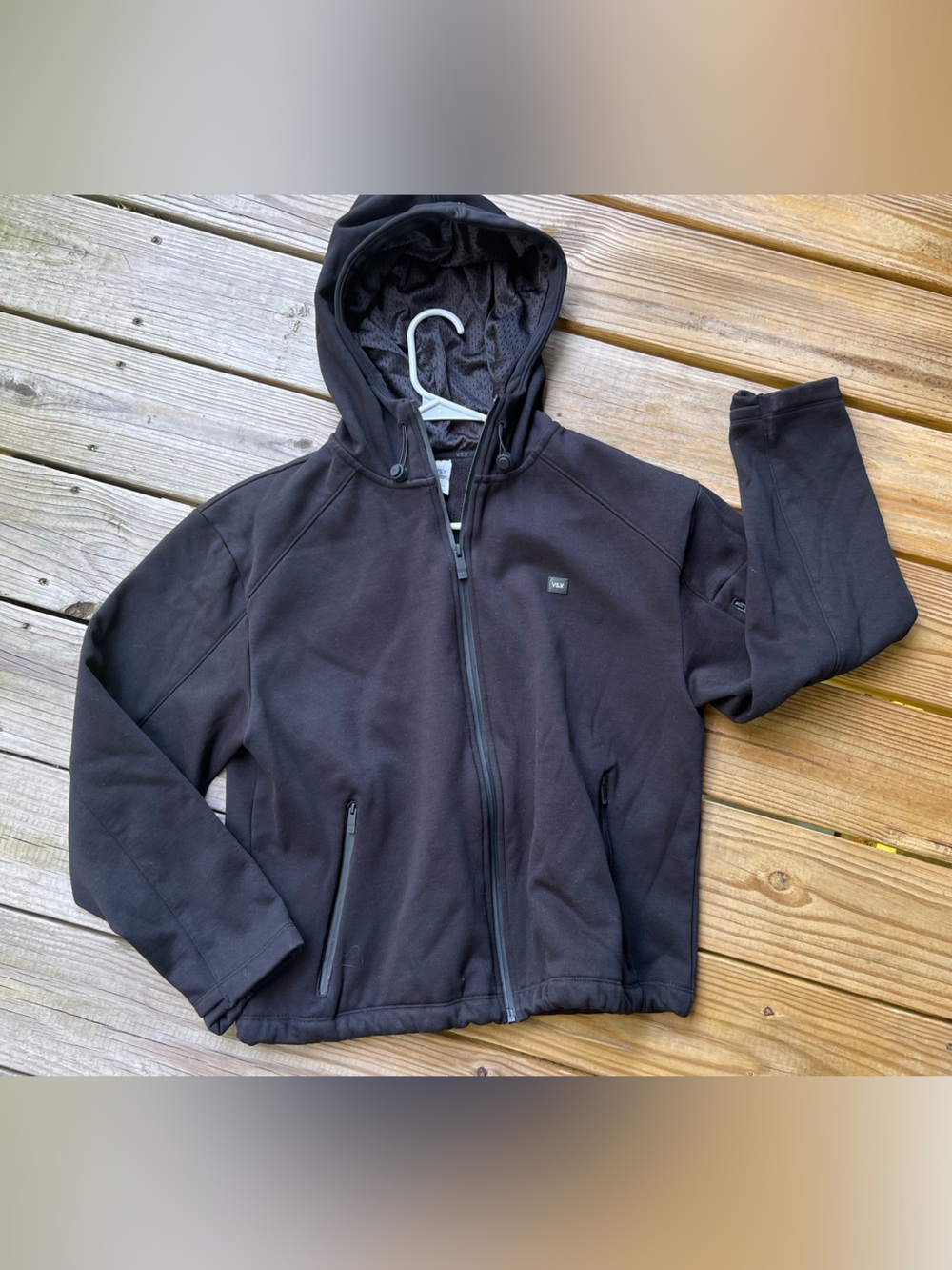 Victoria Secret VSX Movement Fleece Fill Zip Black Medium Jacket
